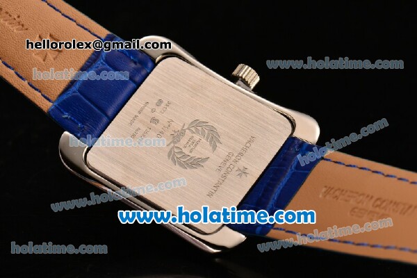 Vacheron Constantin Historiques Toledo Miyota Quartz Steel Case with Stick Markers and Blue Dial - Click Image to Close